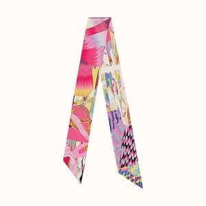 SOLD - Rare Exceptional Hermes Marble Silk Twilly